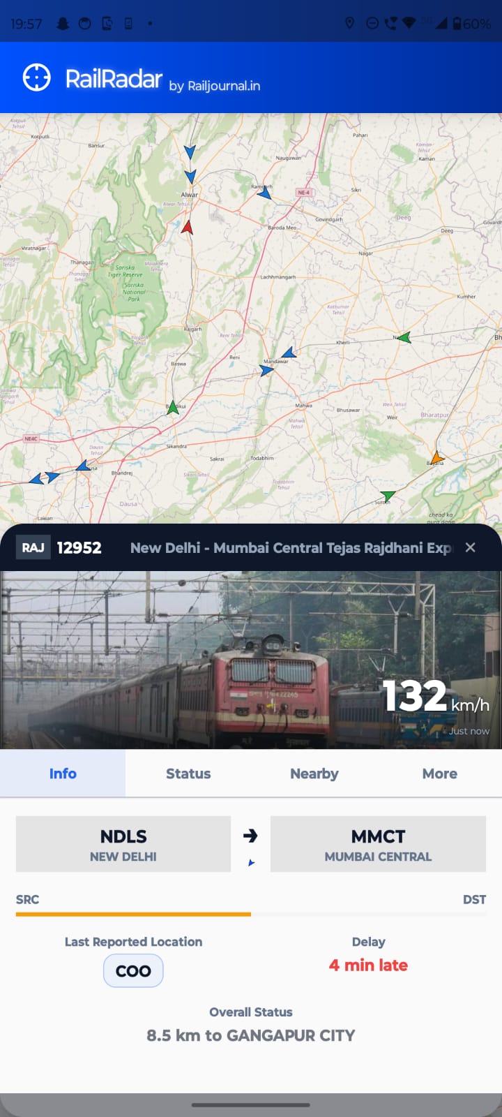 02133 Bandra Terminus - Jabalpur Special Fare SF Special photo 3