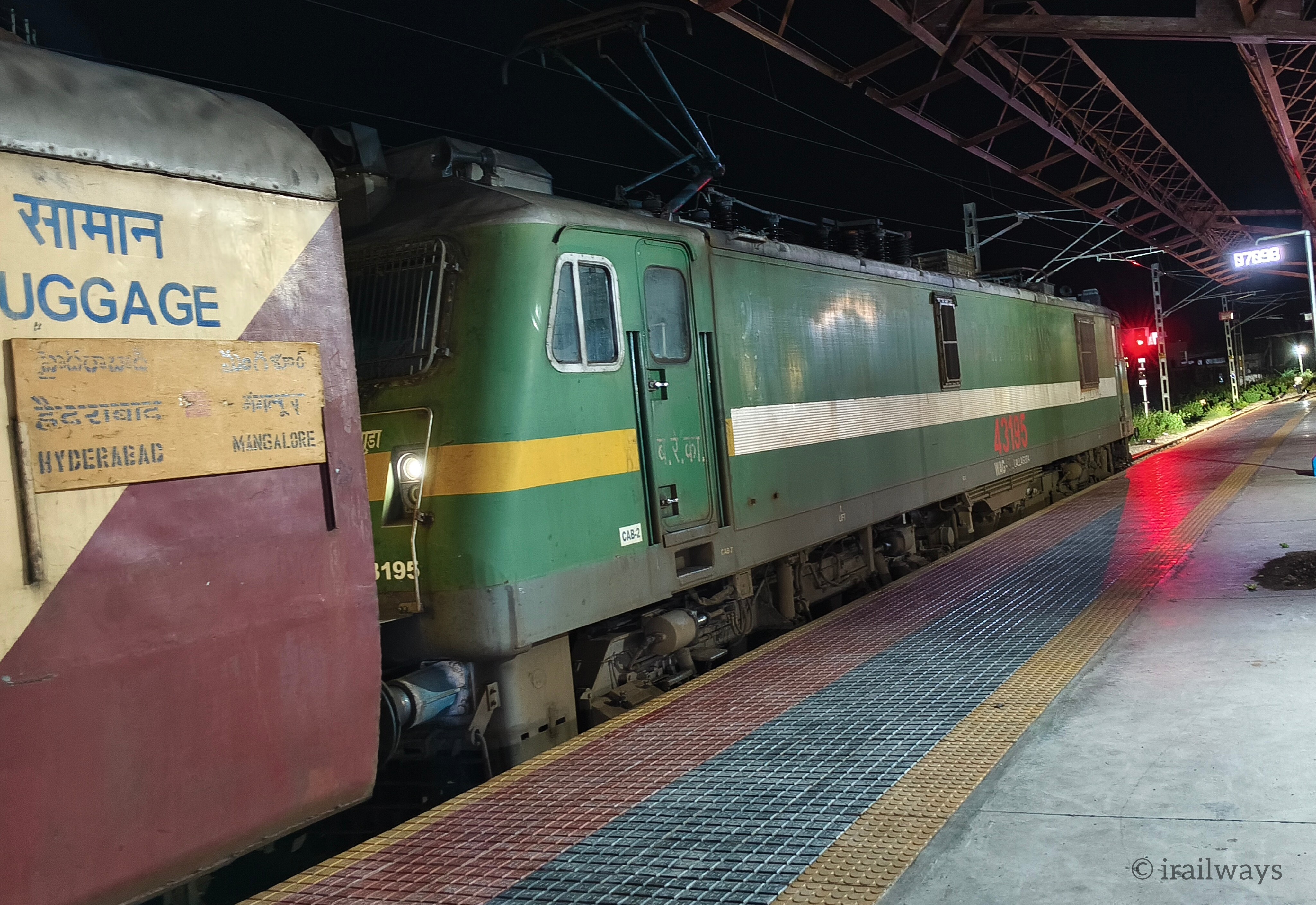 07097 Hyderabad - Mangaluru Central Special Fare Special photo 2
